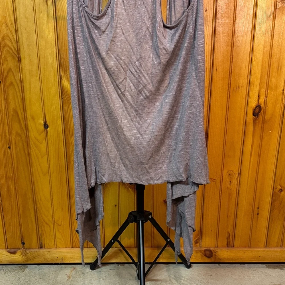 Elegant Grayish Brown-Sleeveless Wrap - Picture 8 of 8